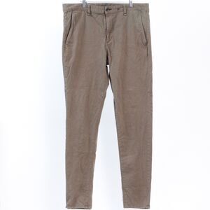 Rag & Bone Mens Chino Pants 36 x 33 Army Green Slim Fit Stretch USA Made Casual